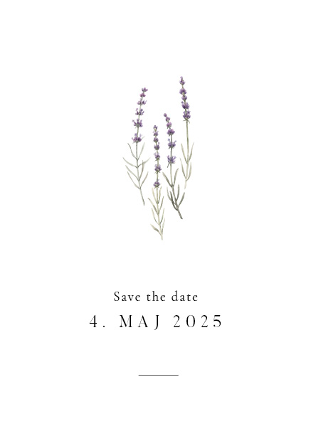 Minimalistisk - Camilla og Felix, Save the Date